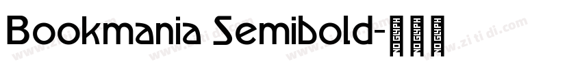 Bookmania Semibold字体转换